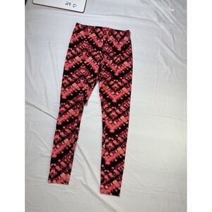 Womens‎ No Boundaries pink/black long leggings size small (3/5)
